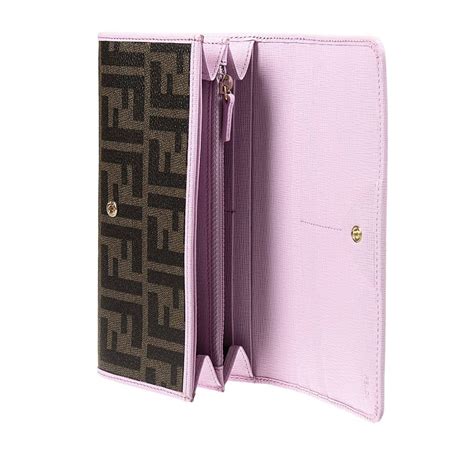 fendi pink monster wallet|classic fendi wallet material.